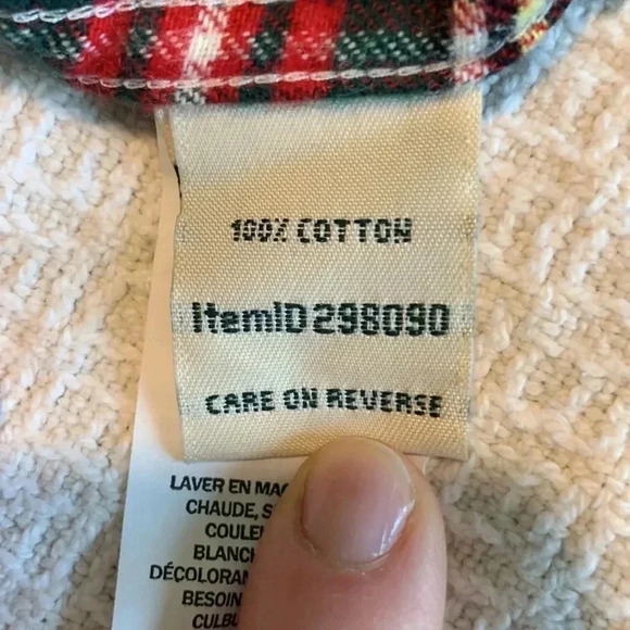 LL BEAN flannel button down shirt - Picture 7 of 7